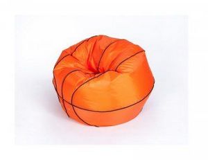 Кресло-мешок Баскетбольный мяч малый оранжево-черное в Краснокамске - krasnokamsk.ok-mebel.com | фото 3