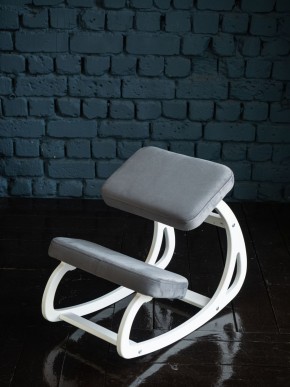 Балансирующий коленный стул Конёк Горбунёк (Белый) в Краснокамске - krasnokamsk.ok-mebel.com | фото 3