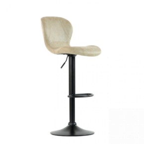 Барный стул Barneo N-86 Time / Black / VPU Beige Vintage PK970-1 в Краснокамске - krasnokamsk.ok-mebel.com | фото