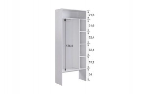 БАСКО Прихожая К10 (графит) в Краснокамске - krasnokamsk.ok-mebel.com | фото 6
