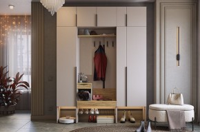 БАСКО Прихожая К9 (кашемир) в Краснокамске - krasnokamsk.ok-mebel.com | фото 2