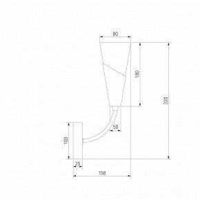 Бра Eurosvet Rhyton 60167/1 латунь в Краснокамске - krasnokamsk.ok-mebel.com | фото 5