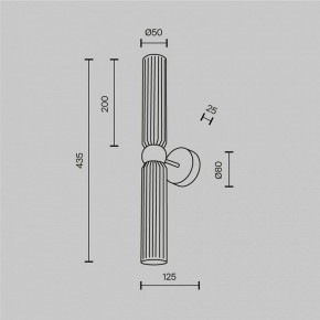 Бра Maytoni Antic MOD302WL-02CG1 в Краснокамске - krasnokamsk.ok-mebel.com | фото 3