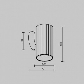 Бра Maytoni Calipso C106WL-01-GU10-B в Краснокамске - krasnokamsk.ok-mebel.com | фото 6