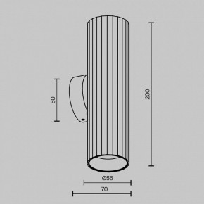 Бра Maytoni Calipso C106WL-02-GU10-W в Краснокамске - krasnokamsk.ok-mebel.com | фото 6