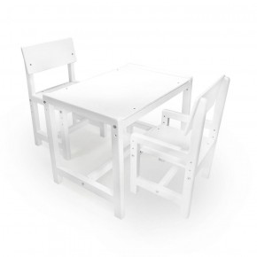 Детский растущий комплект стол и два стула  Я САМ "Лофт" (Белый, Белый) в Краснокамске - krasnokamsk.ok-mebel.com | фото