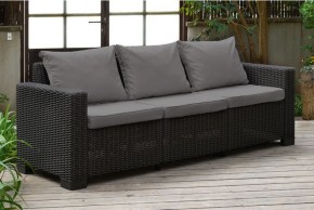 Диван Калифорния 3-х местный (California 3 Sofa), графит в Краснокамске - krasnokamsk.ok-mebel.com | фото