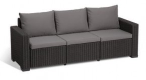 Диван Калифорния 3-х местный (California 3 Sofa), графит в Краснокамске - krasnokamsk.ok-mebel.com | фото 2