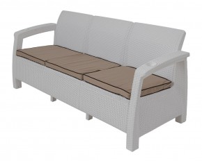 Диван Yalta Premium Sofa 3 Set (Ялта) белый (+подушки под спину) в Краснокамске - krasnokamsk.ok-mebel.com | фото 1