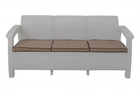 Диван Yalta Premium Sofa 3 Set (Ялта) белый (+подушки под спину) в Краснокамске - krasnokamsk.ok-mebel.com | фото 2