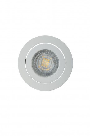 DK2017-WH Встраиваемый светильник, IP 20, 50 Вт, GU10, белый, алюминий в Краснокамске - krasnokamsk.ok-mebel.com | фото