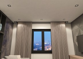 DK2061-BK Встраиваемый светильник IP 20, до 15 Вт, GU10, LED, черный, алюминий в Краснокамске - krasnokamsk.ok-mebel.com | фото 3