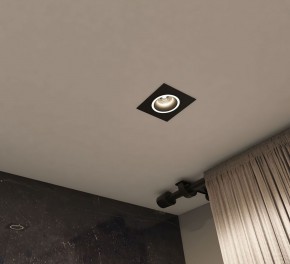 DK2061-BK Встраиваемый светильник IP 20, до 15 Вт, GU10, LED, черный, алюминий в Краснокамске - krasnokamsk.ok-mebel.com | фото 4