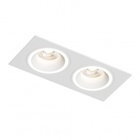 DK2062-WH Встраиваемый светильник, IP 20, до 15 Вт, GU10, LED, белый, алюминий в Краснокамске - krasnokamsk.ok-mebel.com | фото