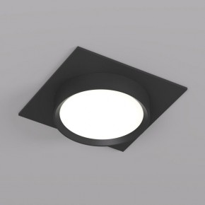 DK2091-BK Встраиваемый светильник FLAT, IP 20, до 15 Вт, GX53, LED, черный, алюминий в Краснокамске - krasnokamsk.ok-mebel.com | фото