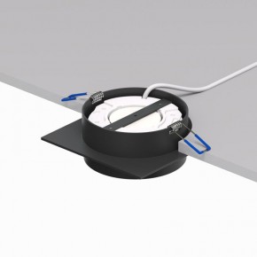 DK2091-BK Встраиваемый светильник FLAT, IP 20, до 15 Вт, GX53, LED, черный, алюминий в Краснокамске - krasnokamsk.ok-mebel.com | фото 4