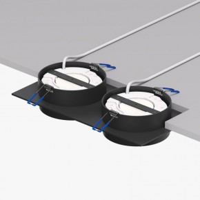 DK2092-BK Встраиваемый светильник FLAT, IP 20, до 15 Вт, GX53, LED, черный, алюминий в Краснокамске - krasnokamsk.ok-mebel.com | фото 2