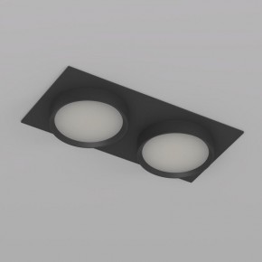 DK2092-BK Встраиваемый светильник FLAT, IP 20, до 15 Вт, GX53, LED, черный, алюминий в Краснокамске - krasnokamsk.ok-mebel.com | фото 5