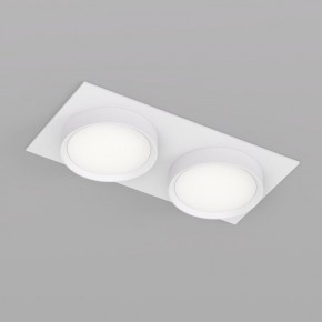 DK2092-WH Встраиваемый светильник FLAT, IP 20, до 15 Вт, GX53, LED, белый, алюминий в Краснокамске - krasnokamsk.ok-mebel.com | фото 2