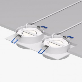 DK2092-WH Встраиваемый светильник FLAT, IP 20, до 15 Вт, GX53, LED, белый, алюминий в Краснокамске - krasnokamsk.ok-mebel.com | фото 4