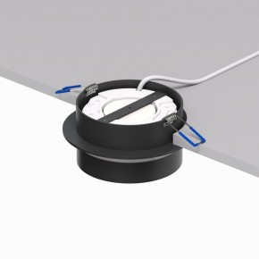 DK2100-BK Встраиваемый светильник NIKO, IP 20, до 15 Вт, GX53, LED, черный, акрил, алюминий в Краснокамске - krasnokamsk.ok-mebel.com | фото 4