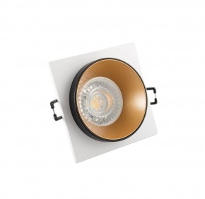 DK2402-GD Встраиваемый светильник, IP 20, 50 Вт, GU10, черный/золотой, алюминий в Краснокамске - krasnokamsk.ok-mebel.com | фото 1