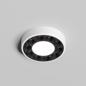 DK2440-WB Встраиваемый светильник DUAL 5+5 Вт, LED 4000K, IP 20, d90mm, белый/черный, алюминий/акрил в Краснокамске - krasnokamsk.ok-mebel.com | фото 2