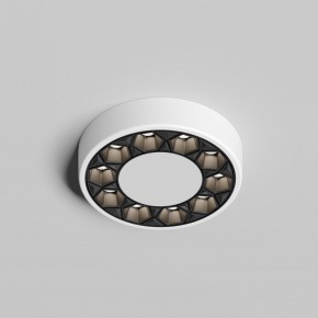 DK2440-WB Встраиваемый светильник DUAL 5+5 Вт, LED 4000K, IP 20, d90mm, белый/черный, алюминий/акрил в Краснокамске - krasnokamsk.ok-mebel.com | фото 3