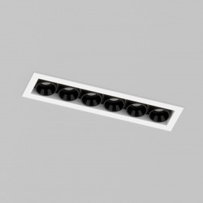 DK2514-WB Встраиваемый светильник SPACE со светодиодом L126mm 220V 10W 38° 4000К IP20 белый/черный алюминий в Краснокамске - krasnokamsk.ok-mebel.com | фото 2