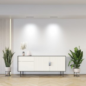 DK2515-WB Встраиваемый светильник SPACE со светодиодом L240mm 220V 20W 38° 4000К IP20 белый/черный алюминий в Краснокамске - krasnokamsk.ok-mebel.com | фото 7