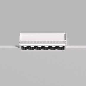 DK2531-WB Встраиваемый светильник SPACE со светодиодом под шпатлевку L126mm 220V 10W 38° 4000К IP20 белый/черный алюминий в Краснокамске - krasnokamsk.ok-mebel.com | фото 3