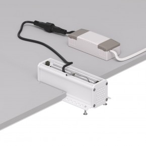 DK2531-WB Встраиваемый светильник SPACE со светодиодом под шпатлевку L126mm 220V 10W 38° 4000К IP20 белый/черный алюминий в Краснокамске - krasnokamsk.ok-mebel.com | фото 5