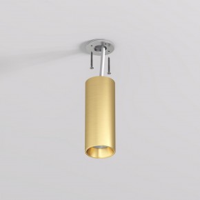 DK2615-SB Накладной светильник SHINE TUBE со светодиодом, D45*H115, IP20, 3000К, 7W, RA?90, сатинированная латунь, алюминий в Краснокамске - krasnokamsk.ok-mebel.com | фото 3