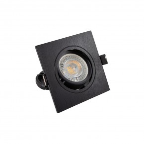 DK3021-BK Встраиваемый светильник, IP 20, 10 Вт, GU5.3, LED, черный, пластик в Краснокамске - krasnokamsk.ok-mebel.com | фото 2
