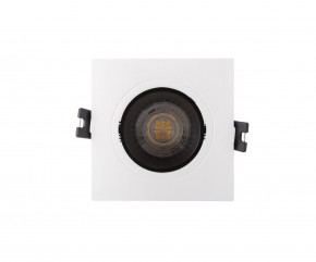 DK3021-WB Встраиваемый светильник, IP 20, 10 Вт, GU5.3, LED, белый/черный, пластик в Краснокамске - krasnokamsk.ok-mebel.com | фото 1