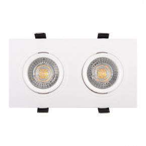 DK3022-WH Встраиваемый светильник, IP 20, 10 Вт, GU5.3, LED, белый, пластик в Краснокамске - krasnokamsk.ok-mebel.com | фото 2