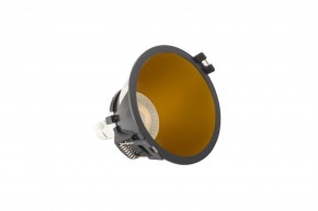 DK3026-BG Встраиваемый светильник, IP 20, 10 Вт, GU5.3, LED, черный/золотой, пластик в Краснокамске - krasnokamsk.ok-mebel.com | фото 4