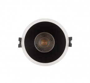 DK3026-WB Встраиваемый светильник, IP 20, 10 Вт, GU5.3, LED, белый/черный, пластик в Краснокамске - krasnokamsk.ok-mebel.com | фото 1