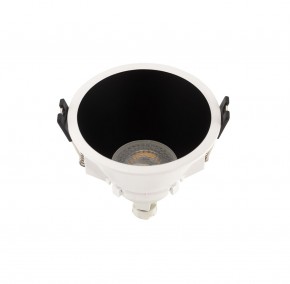 DK3026-WB Встраиваемый светильник, IP 20, 10 Вт, GU5.3, LED, белый/черный, пластик в Краснокамске - krasnokamsk.ok-mebel.com | фото 2