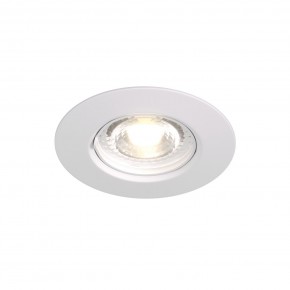 DK3028-WH Встраиваемый светильник, IP 20, 10 Вт, GU5.3, LED, белый, пластик в Краснокамске - krasnokamsk.ok-mebel.com | фото 5