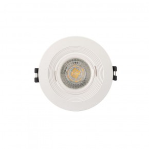 DK3029-WH Встраиваемый светильник, IP 20, 10 Вт, GU5.3, LED, белый, пластик в Краснокамске - krasnokamsk.ok-mebel.com | фото 1