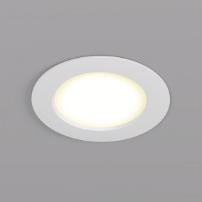 DK3046-WH Встраиваемый светильник, IP 20, 5Вт, LED, белый, пластик в Краснокамске - krasnokamsk.ok-mebel.com | фото