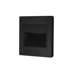 DK3050-BK Светильник встраиваемый в стену, IP 20, LED 3000, 1 Вт, черный пластик в Краснокамске - krasnokamsk.ok-mebel.com | фото