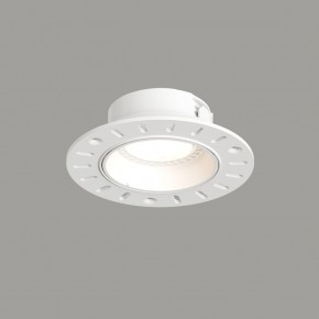 DK3055-WH Встраиваемый светильник, IP 20, 10 Вт, GU5.3, LED, белый, пластик в Краснокамске - krasnokamsk.ok-mebel.com | фото