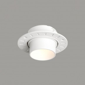 DK3056-WH Встраиваемый светильник под шпатлевку, IP20, до 15 Вт, LED, GU5,3, белый, пластик в Краснокамске - krasnokamsk.ok-mebel.com | фото 1
