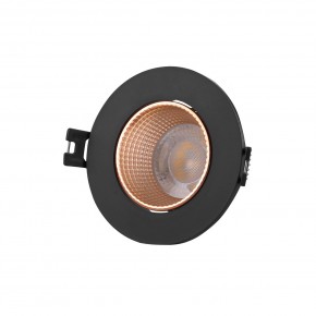 DK3061-BBR Встраиваемый светильник, IP 20, 10 Вт, GU5.3, LED, черный/бронзовый, пластик в Краснокамске - krasnokamsk.ok-mebel.com | фото