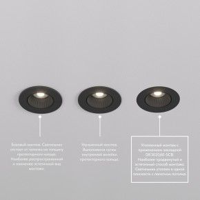 DK3061-BBR Встраиваемый светильник, IP 20, 10 Вт, GU5.3, LED, черный/бронзовый, пластик в Краснокамске - krasnokamsk.ok-mebel.com | фото 4
