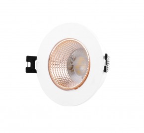 DK3061-WBR Встраиваемый светильник, IP 20, 10 Вт, GU5.3, LED, белый/бронзовый, пластик в Краснокамске - krasnokamsk.ok-mebel.com | фото