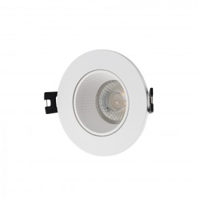 DK3061-WH Встраиваемый светильник, IP 20, 10 Вт, GU5.3, LED, белый/белый, пластик в Краснокамске - krasnokamsk.ok-mebel.com | фото