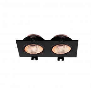 DK3072-BBR Встраиваемый светильник, IP 20, 10 Вт, GU5.3, LED, черный/бронзовый, пластик в Краснокамске - krasnokamsk.ok-mebel.com | фото 2